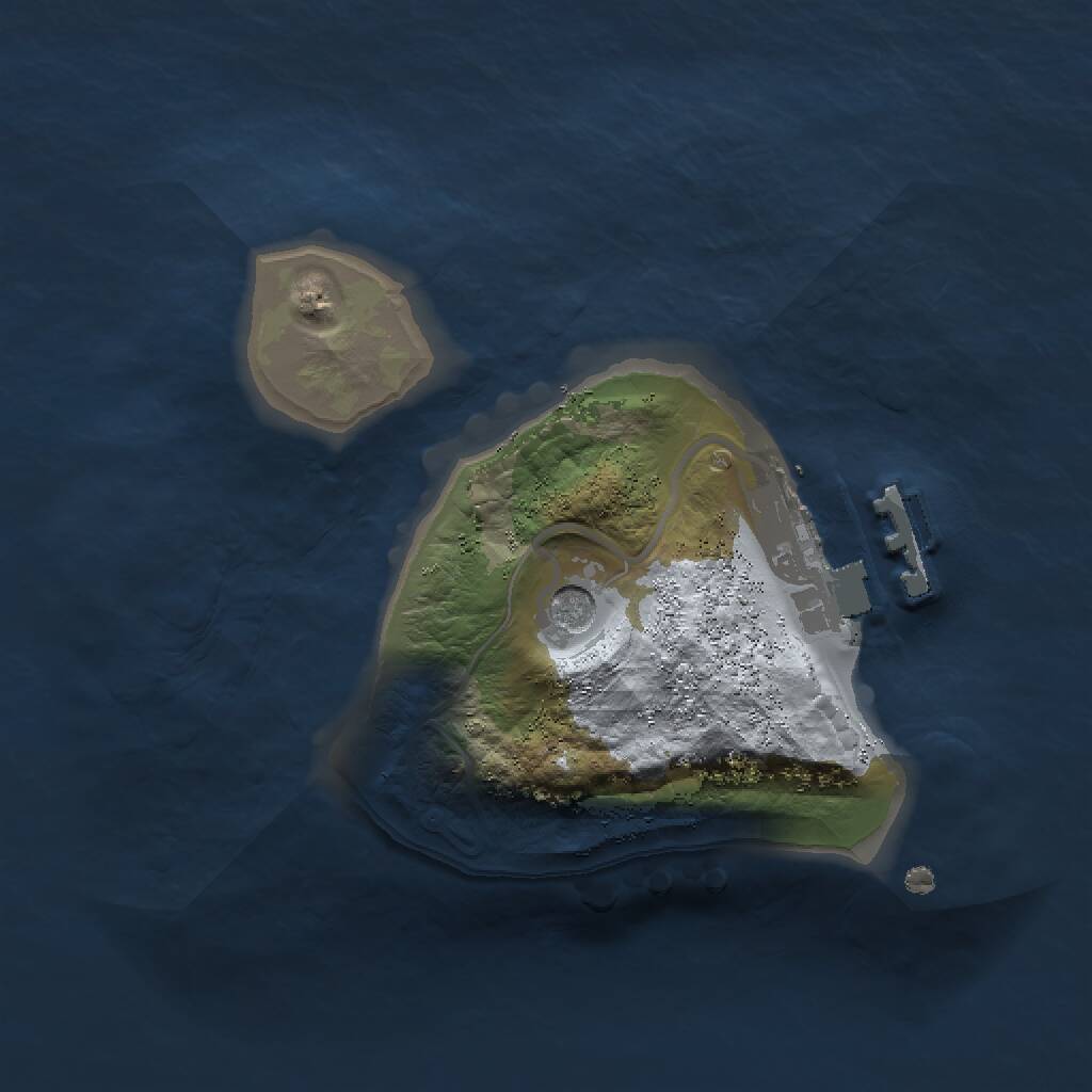Rust Map: Procedural Map, Size: 1500, Seed: 731928, 3 Monuments