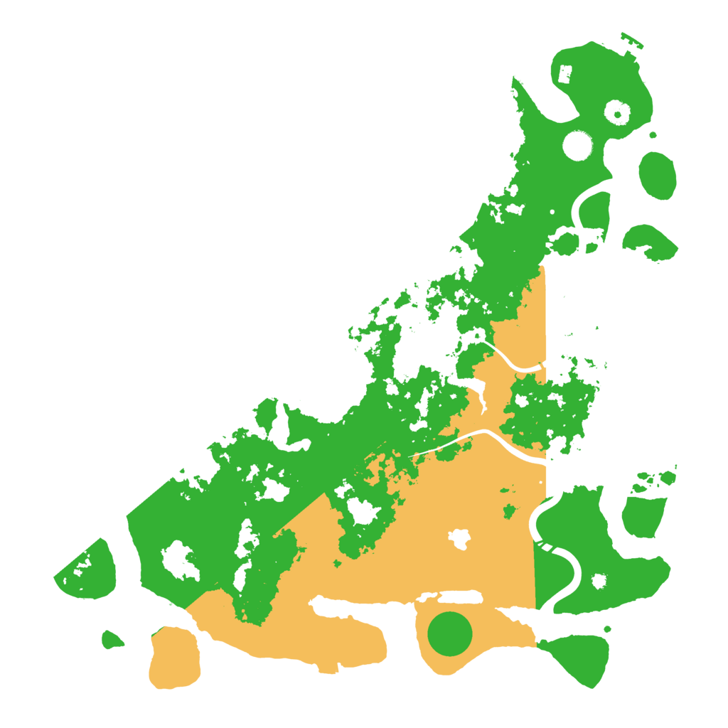 Biome Rust Map: Procedural Map, Size: 4300, Seed: 582488214