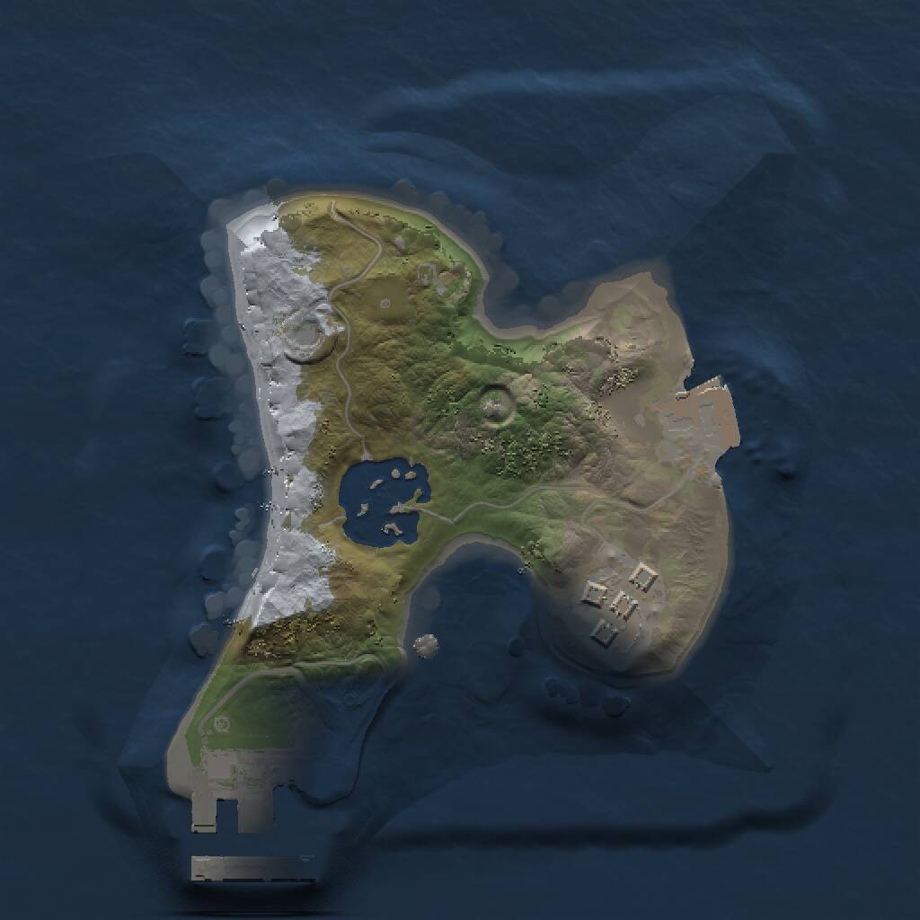 Rust Map: Procedural Map, Size: 1500, Seed: 1605900049, 4 Monuments