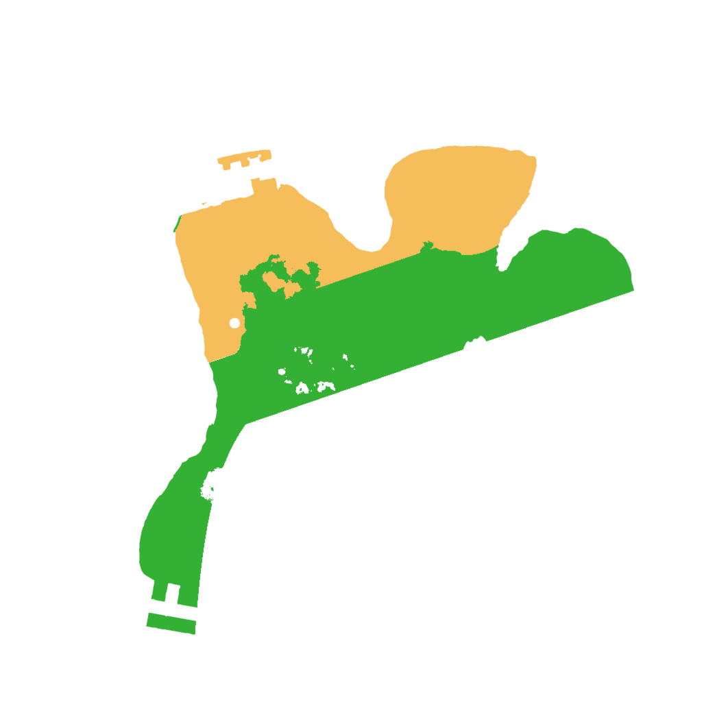 Biome Rust Map: Procedural Map, Size: 2000, Seed: 1750958795