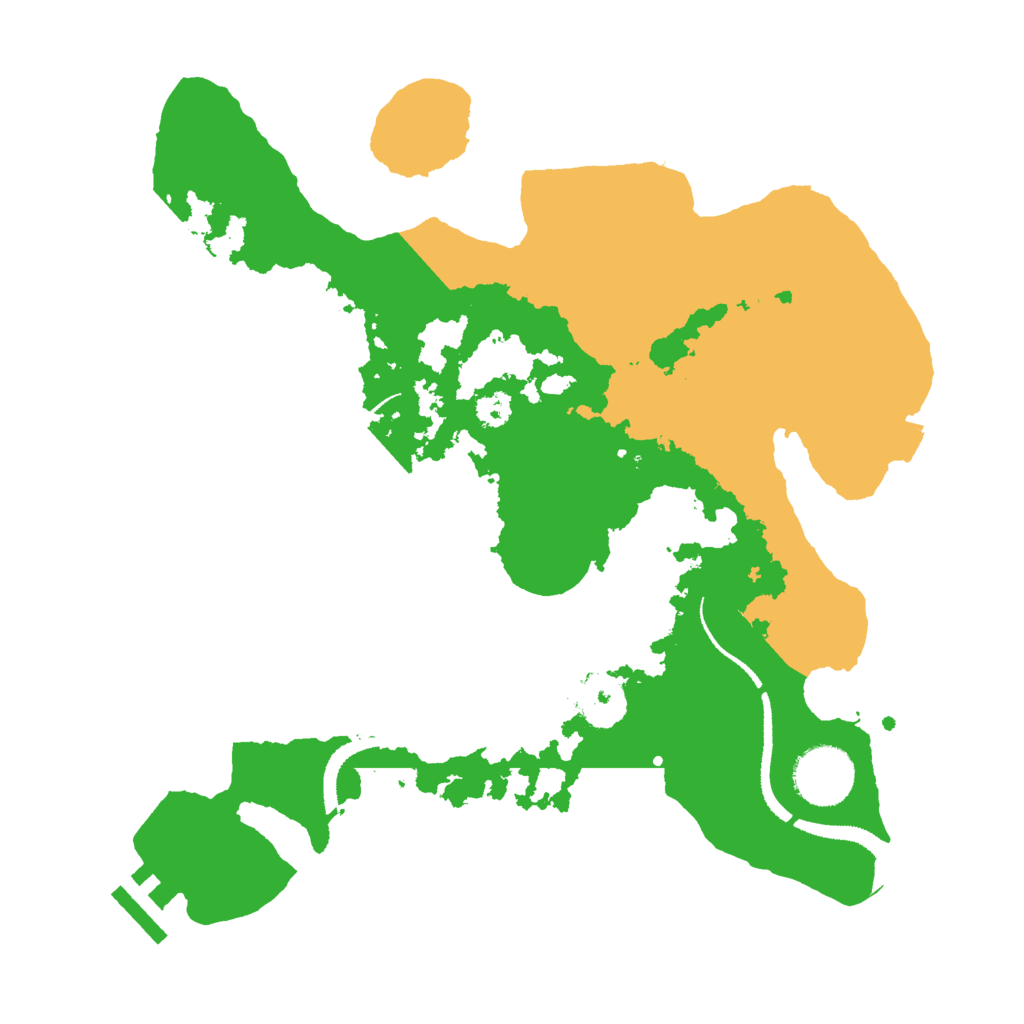 Biome Rust Map: Procedural Map, Size: 3000, Seed: 420710420