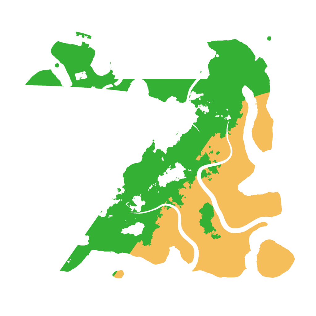 Biome Rust Map: Procedural Map, Size: 3000, Seed: 255056542