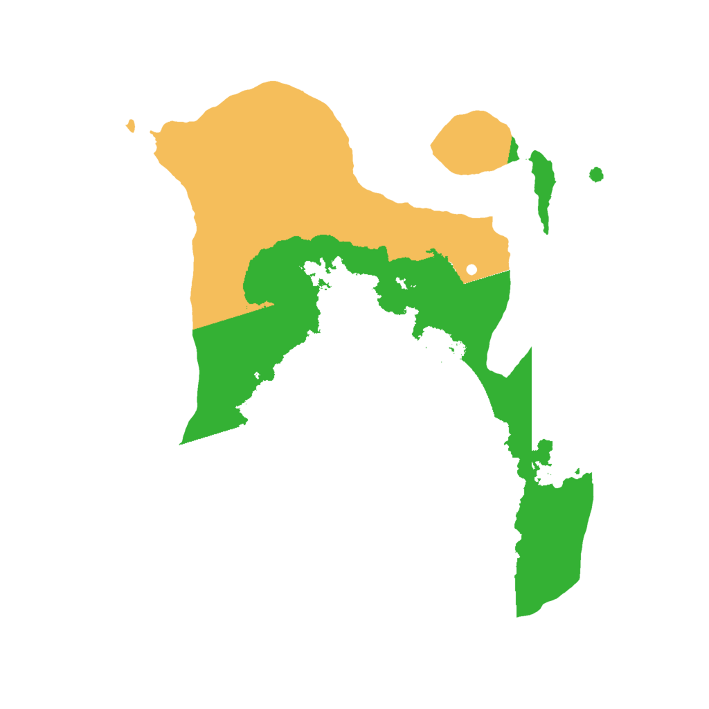 Biome Rust Map: Procedural Map, Size: 2000, Seed: 411128406