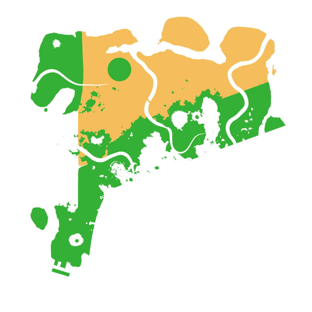 Biome Rust Map: Procedural Map, Size: 3500, Seed: 1459693720