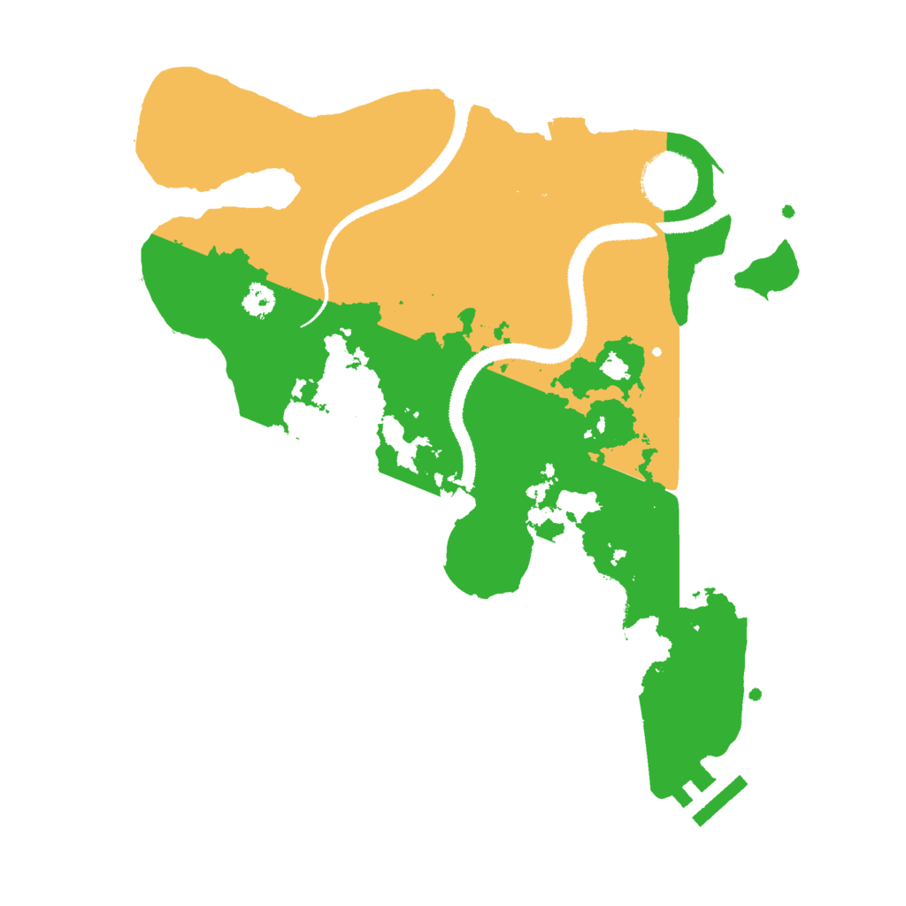 Biome Rust Map: Procedural Map, Size: 2850, Seed: 76818968