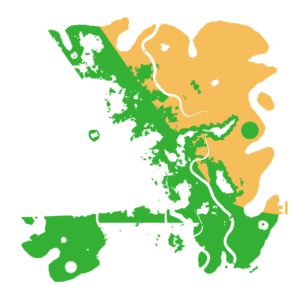 Biome Rust Map: Procedural Map, Size: 4500, Seed: 152576098