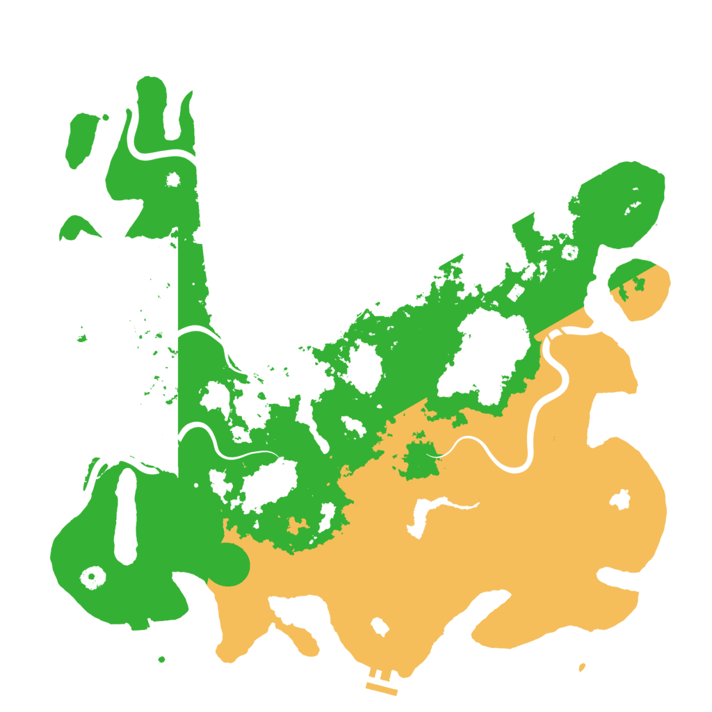 Biome Rust Map: Procedural Map, Size: 4500, Seed: 940614153