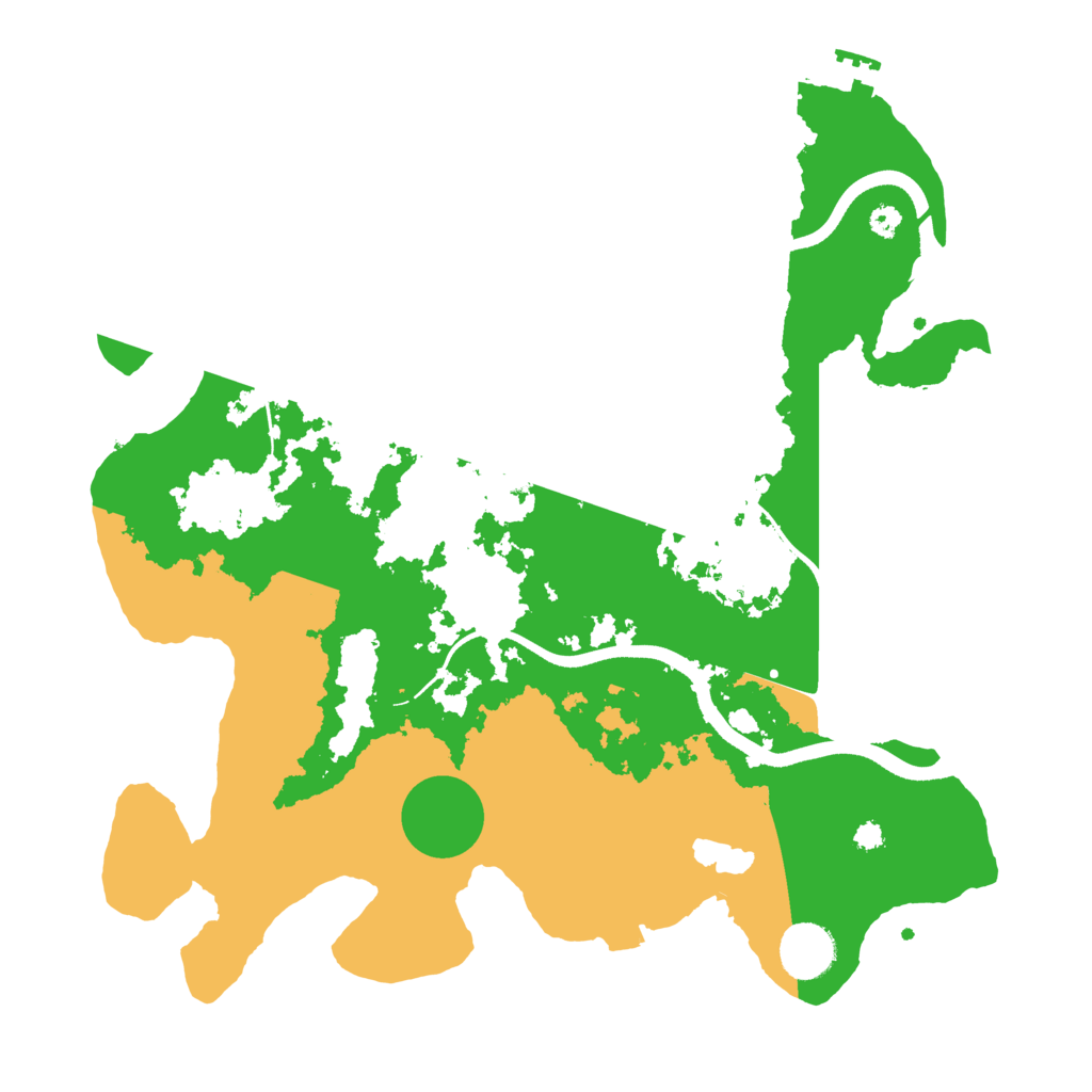 Biome Rust Map: Procedural Map, Size: 3500, Seed: 1101715509