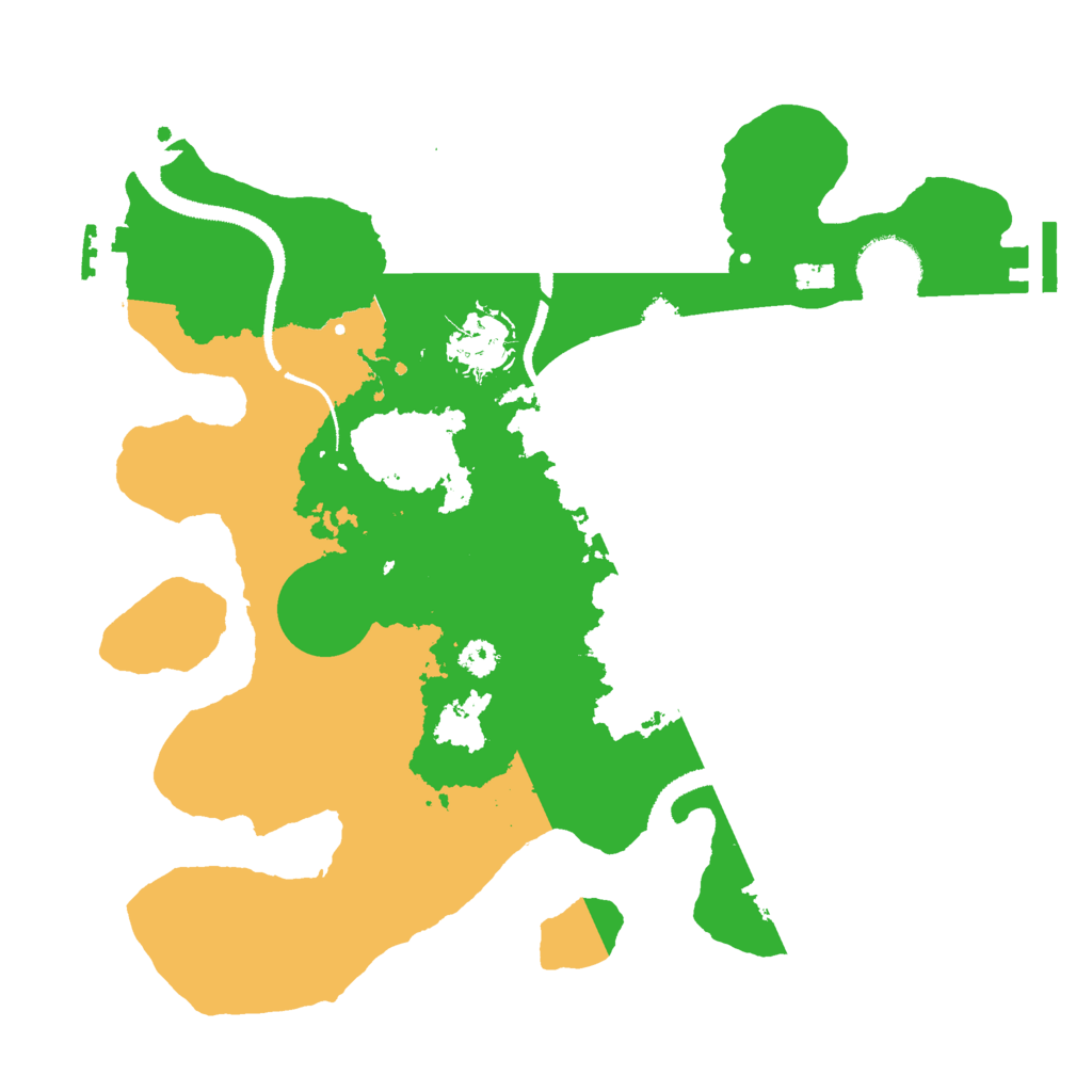 Biome Rust Map: Procedural Map, Size: 3000, Seed: 481985