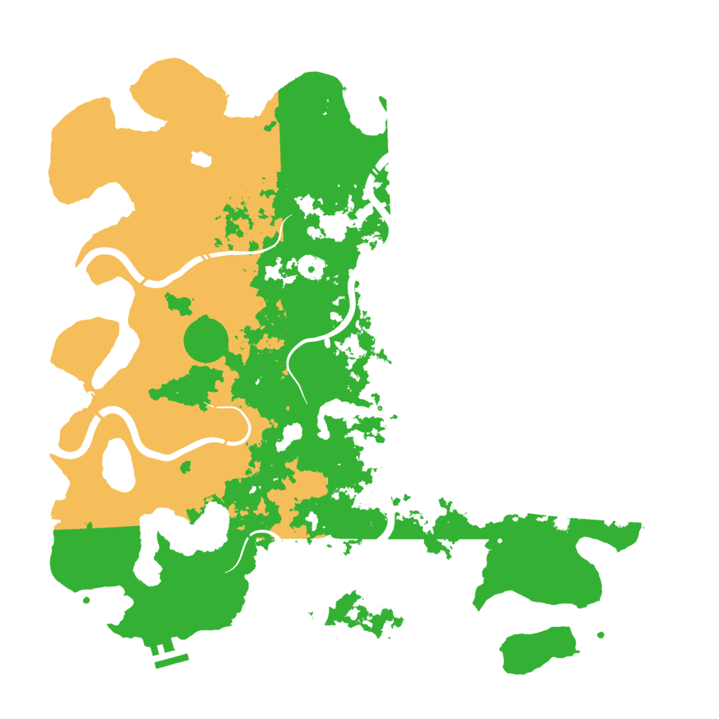 Biome Rust Map: Procedural Map, Size: 4250, Seed: 2136710217
