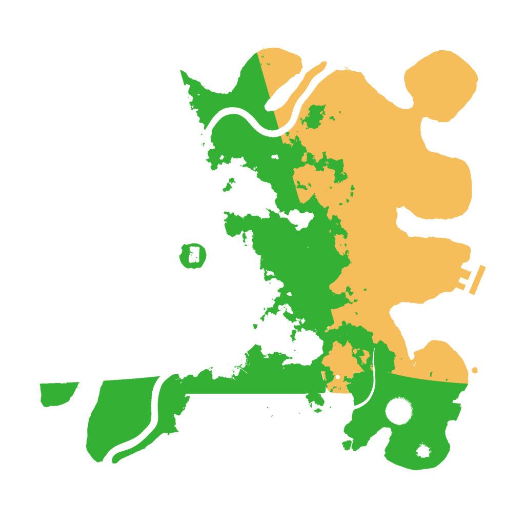 Biome Rust Map: Procedural Map, Size: 3500, Seed: 331586490