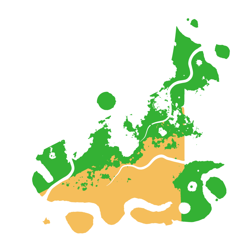 Biome Rust Map: Procedural Map, Size: 3800, Seed: 1235497131