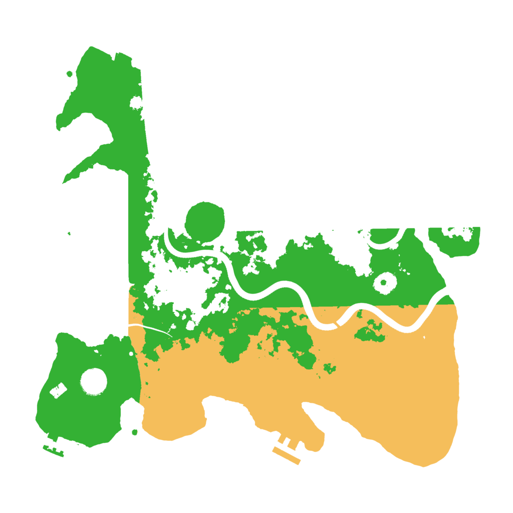 Biome Rust Map: Procedural Map, Size: 3500, Seed: 1962635106