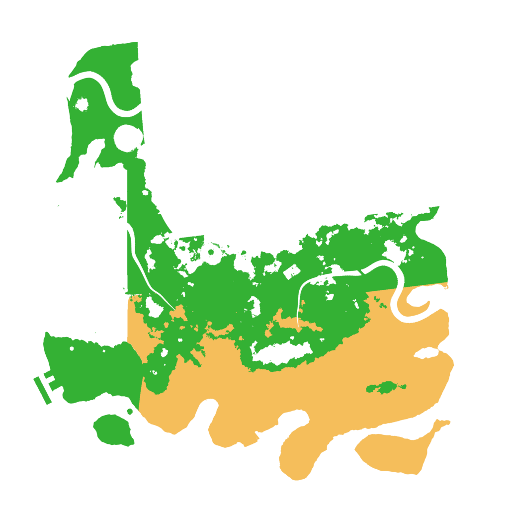 Biome Rust Map: Procedural Map, Size: 3500, Seed: 749899805