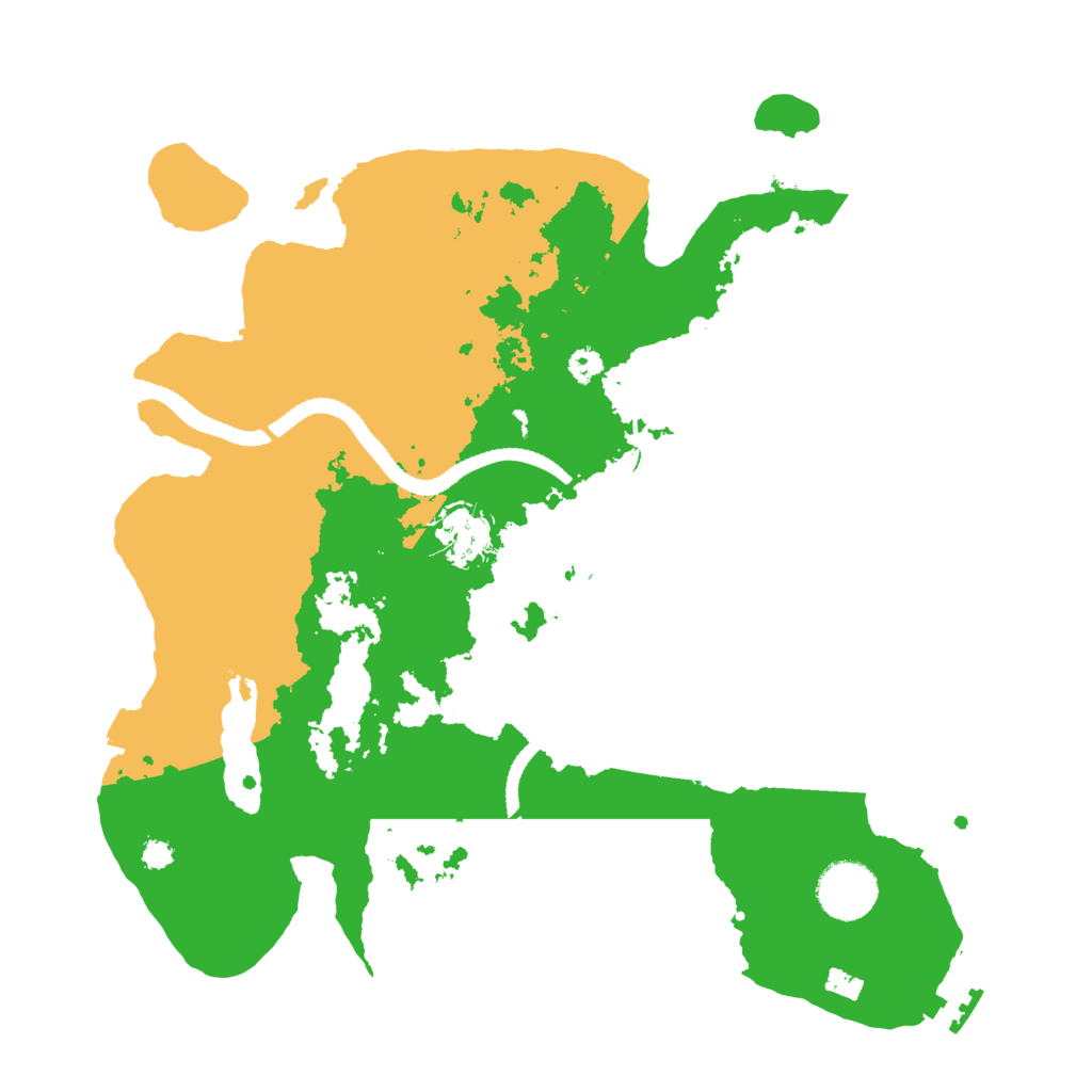 Biome Rust Map: Procedural Map, Size: 3250, Seed: 1346879713