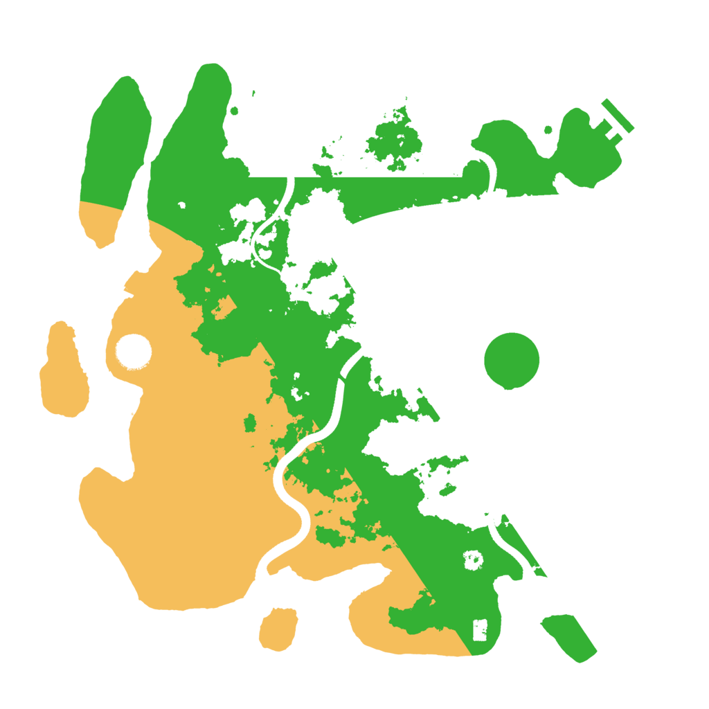 Biome Rust Map: Procedural Map, Size: 3500, Seed: 474546455