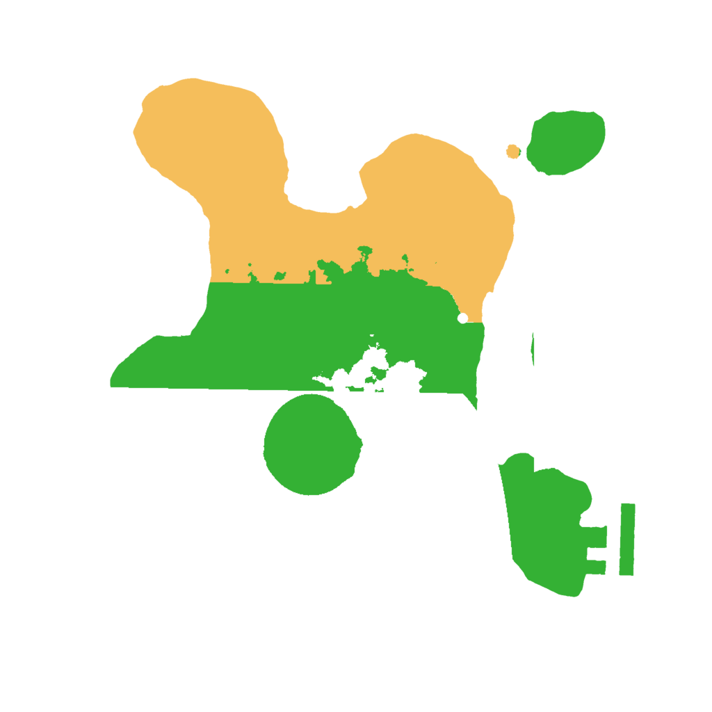 Biome Rust Map: Procedural Map, Size: 2000, Seed: 21560