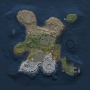 Thumbnail Rust Map: Procedural Map, Size: 2000, Seed: 21560, 5 Monuments