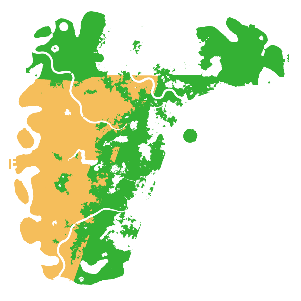 Biome Rust Map: Procedural Map, Size: 6000, Seed: 4206969