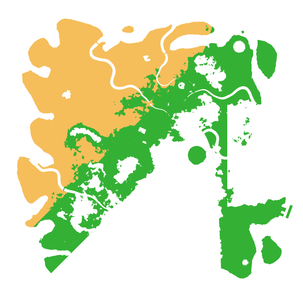 Biome Rust Map: Procedural Map, Size: 4500, Seed: 553140114