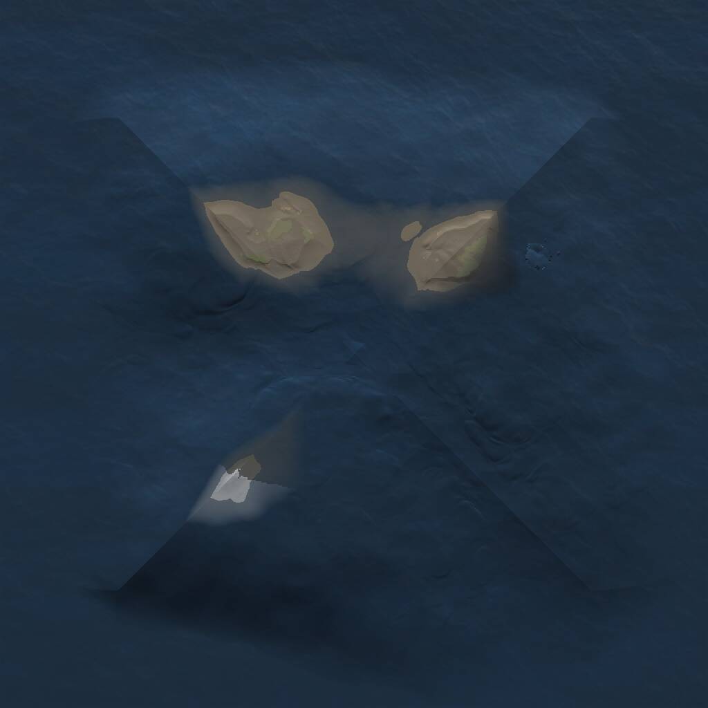 Rust Map: Procedural Map, Size: 1000, Seed: 1508014504, 1 Monuments
