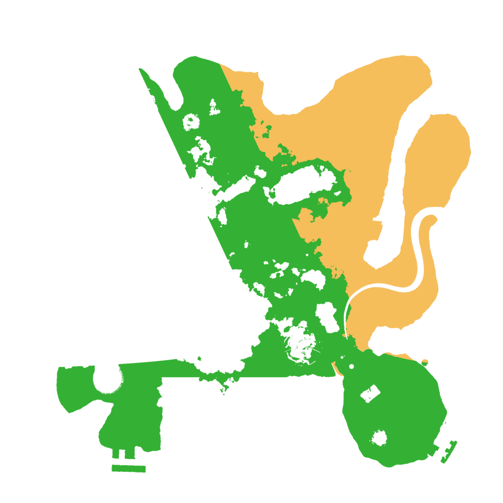 Biome Rust Map: Procedural Map, Size: 3000, Seed: 1641833384