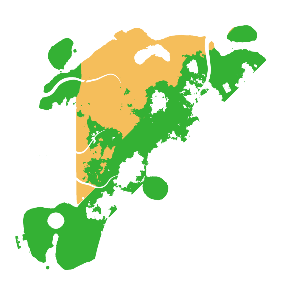 Biome Rust Map: Procedural Map, Size: 3500, Seed: 814644034
