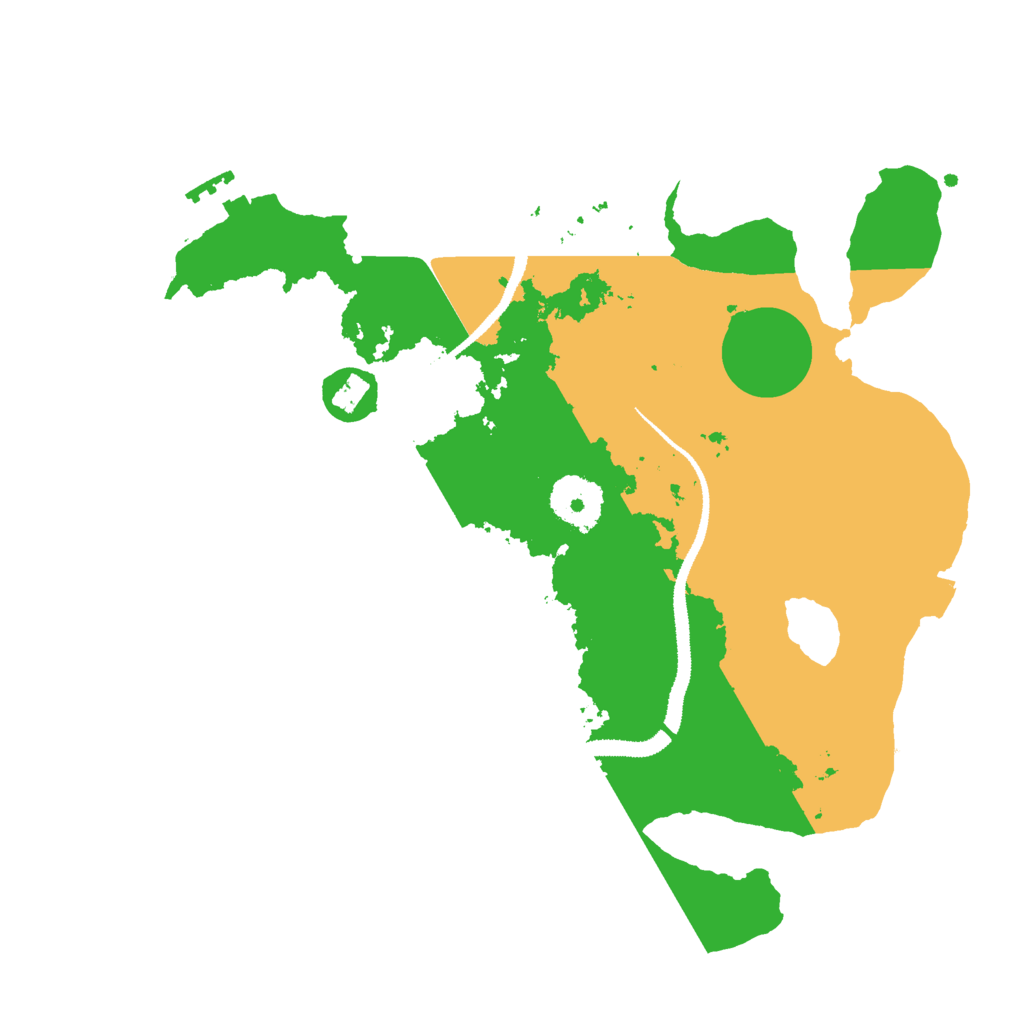 Biome Rust Map: Procedural Map, Size: 3000, Seed: 896284864