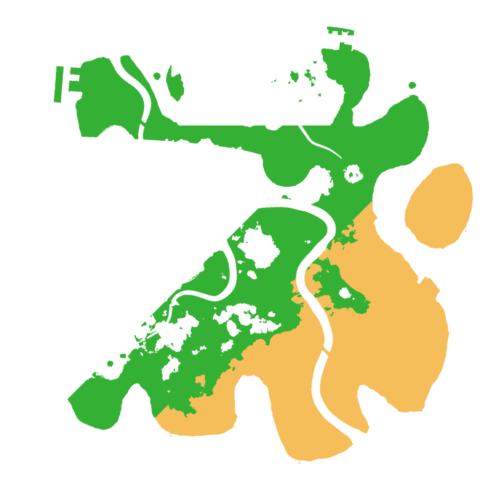 Biome Rust Map: Procedural Map, Size: 2800, Seed: 2199963