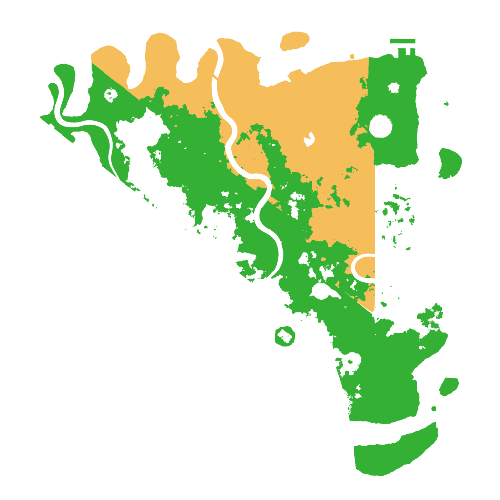 Biome Rust Map: Procedural Map, Size: 4000, Seed: 29918