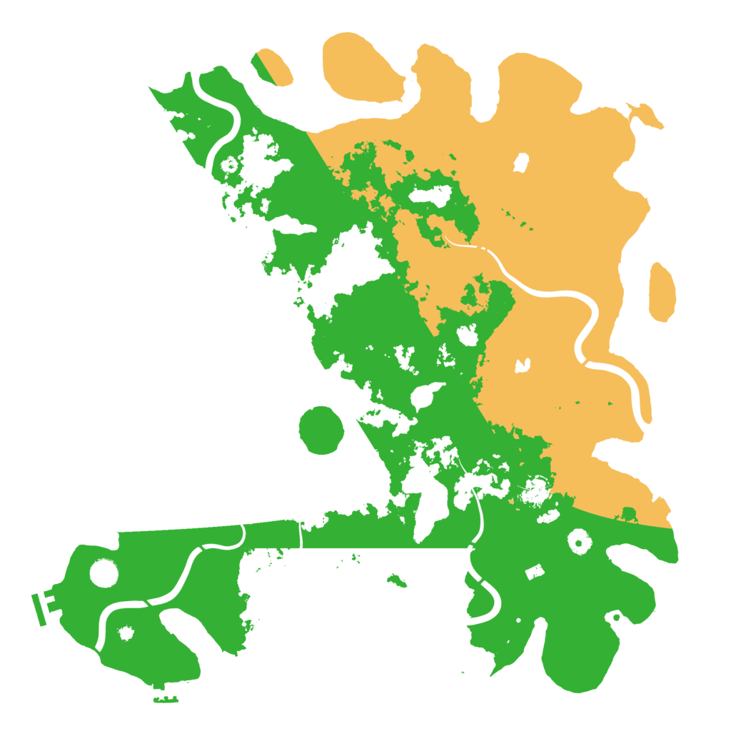 Biome Rust Map: Procedural Map, Size: 4500, Seed: 2436567