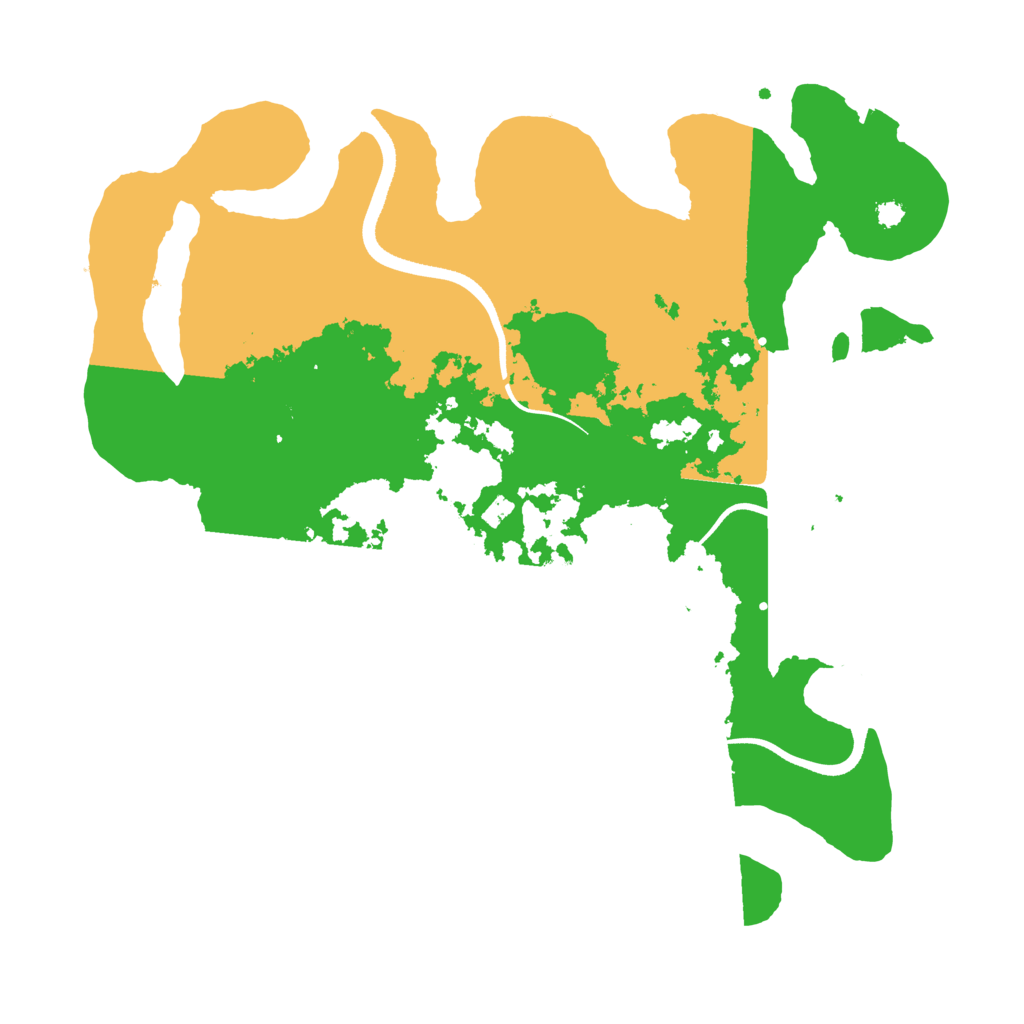 Biome Rust Map: Procedural Map, Size: 3500, Seed: 567874853