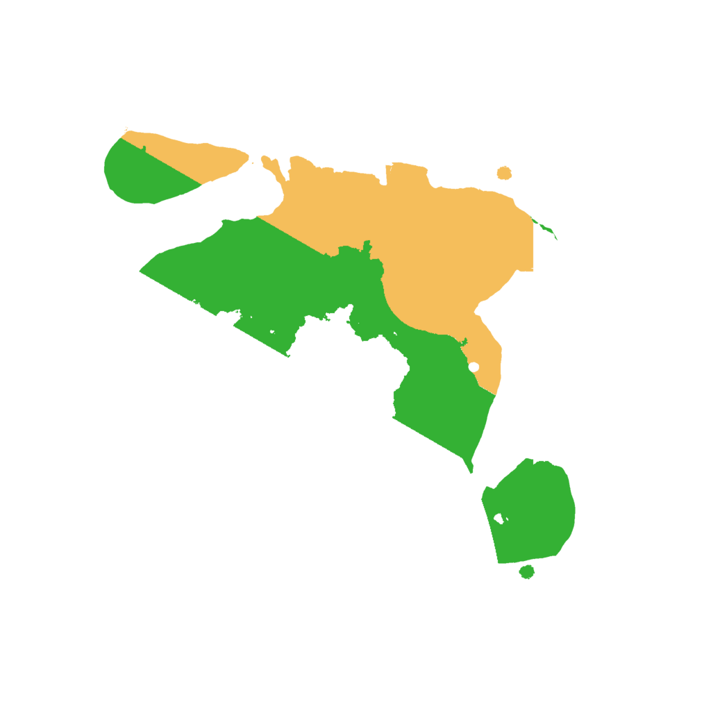Biome Rust Map: Procedural Map, Size: 2000, Seed: 4250
