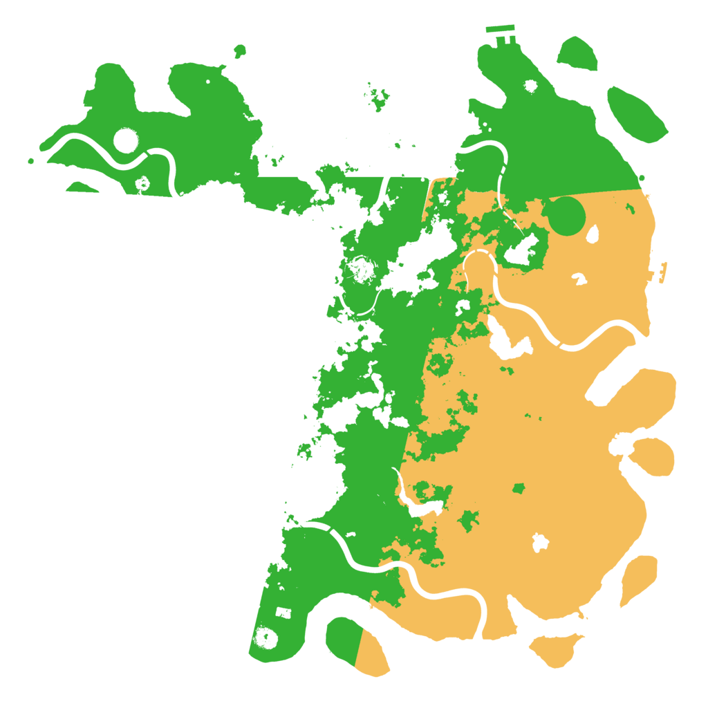Biome Rust Map: Procedural Map, Size: 5000, Seed: 60163137