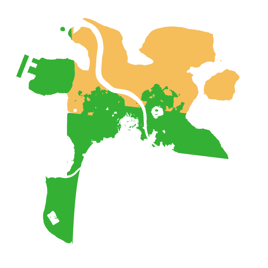 Biome Rust Map: Procedural Map, Size: 2301, Seed: 1006653374