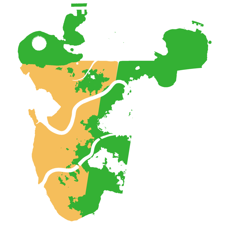 Biome Rust Map: Procedural Map, Size: 3000, Seed: 1923090707