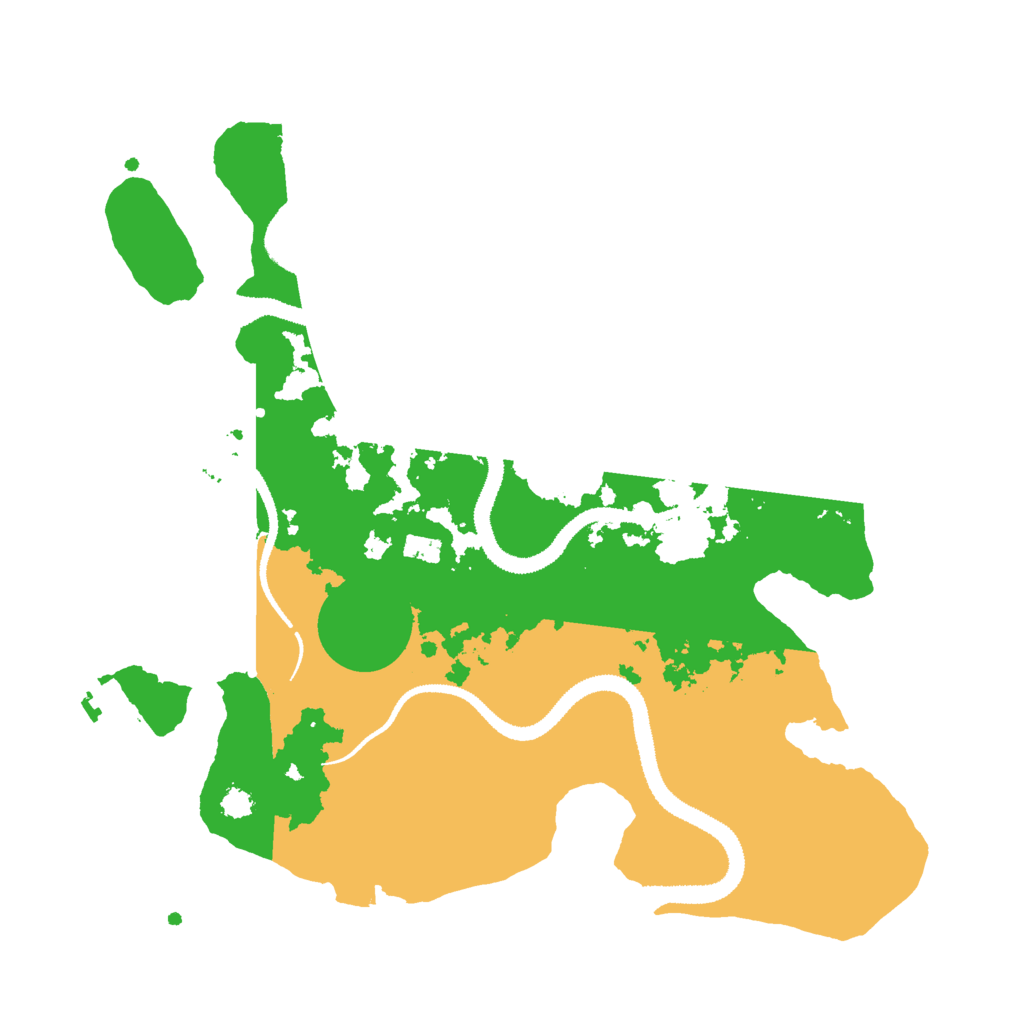 Biome Rust Map: Procedural Map, Size: 3000, Seed: 1628262588