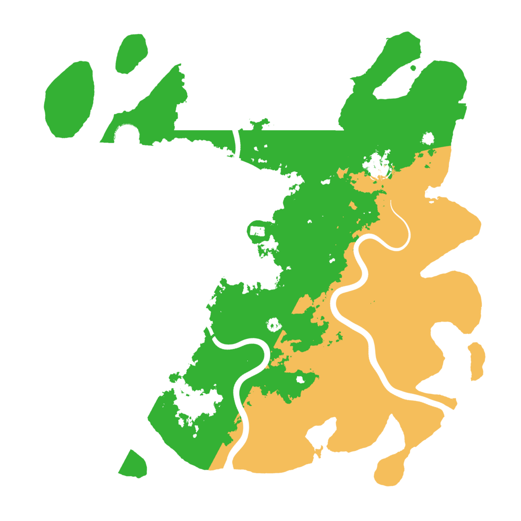 Biome Rust Map: Procedural Map, Size: 3800, Seed: 425891