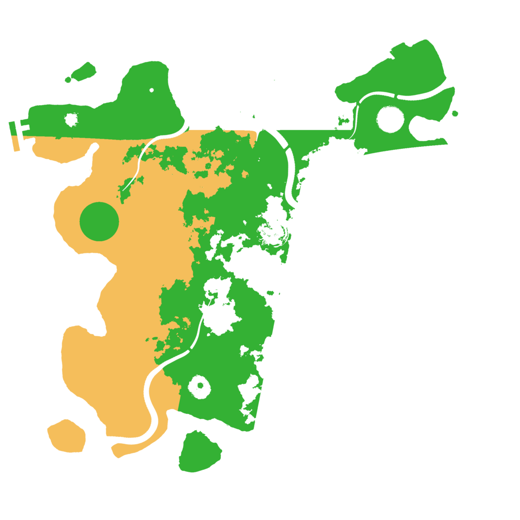 Biome Rust Map: Procedural Map, Size: 3500, Seed: 1640547210
