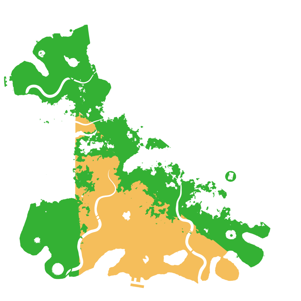 Biome Rust Map: Procedural Map, Size: 4500, Seed: 368329893