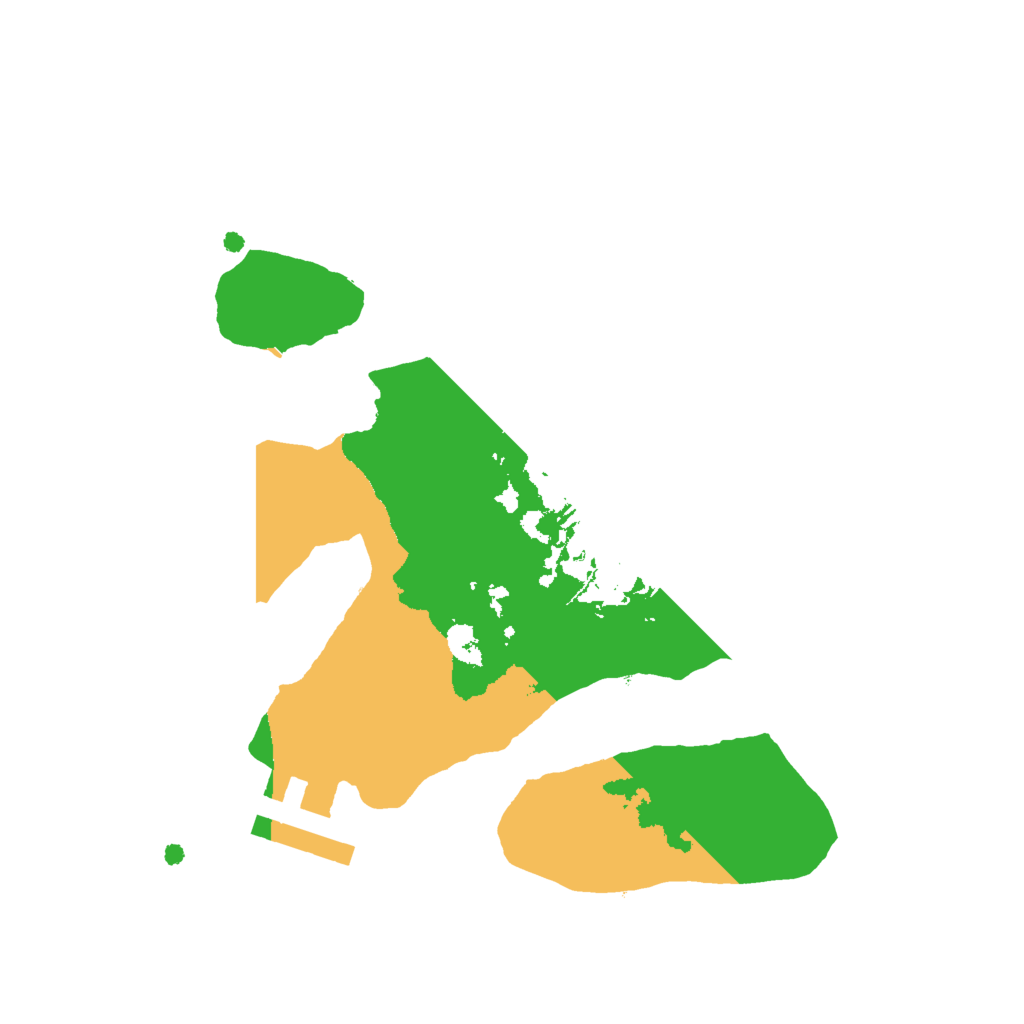 Biome Rust Map: Procedural Map, Size: 2000, Seed: 9895