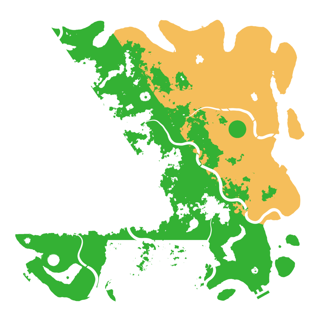 Biome Rust Map: Procedural Map, Size: 4800, Seed: 1153062322