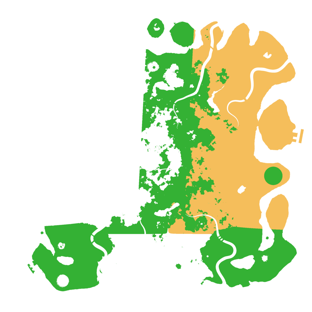 Biome Rust Map: Procedural Map, Size: 4500, Seed: 2044527178