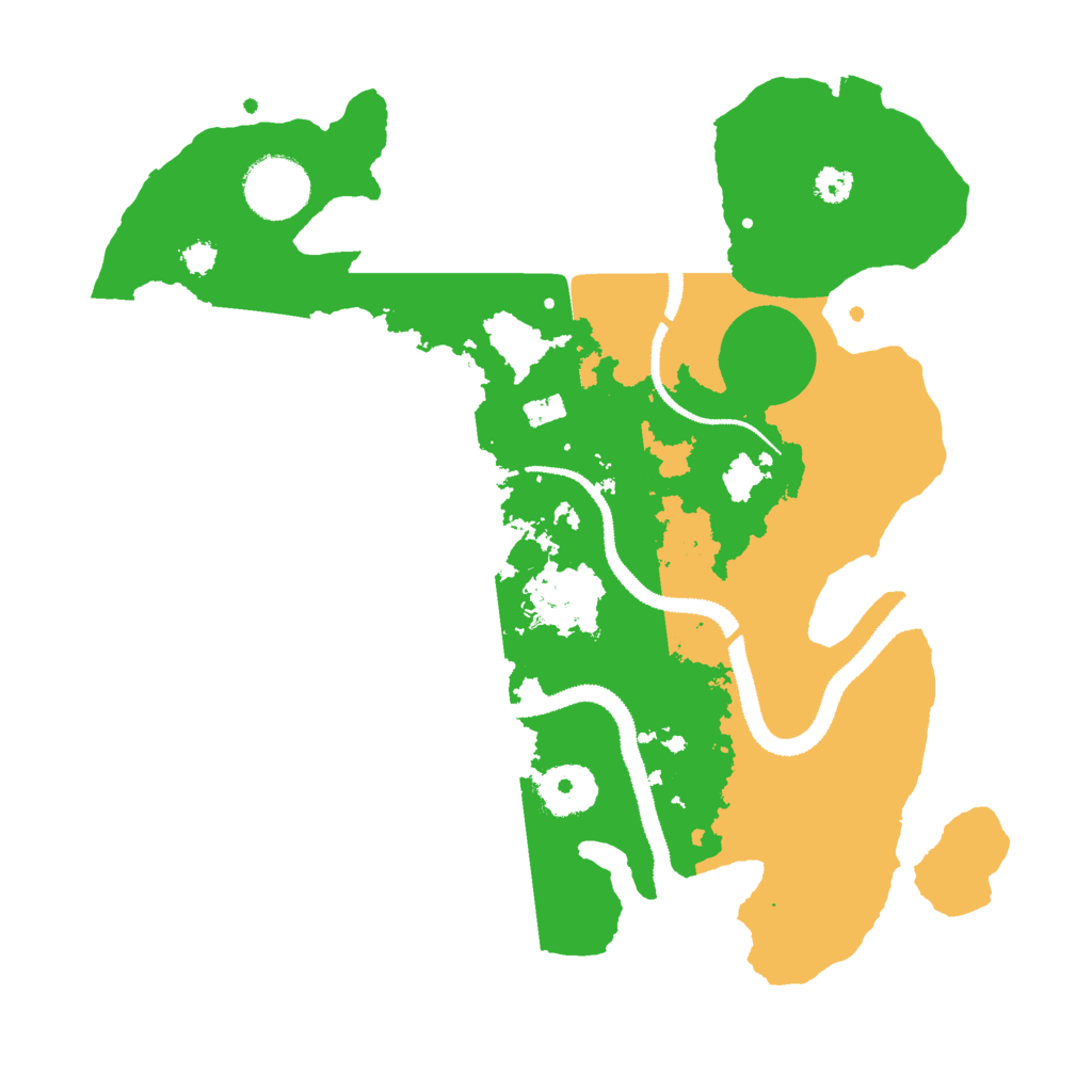Biome Rust Map: Procedural Map, Size: 3000, Seed: 50826
