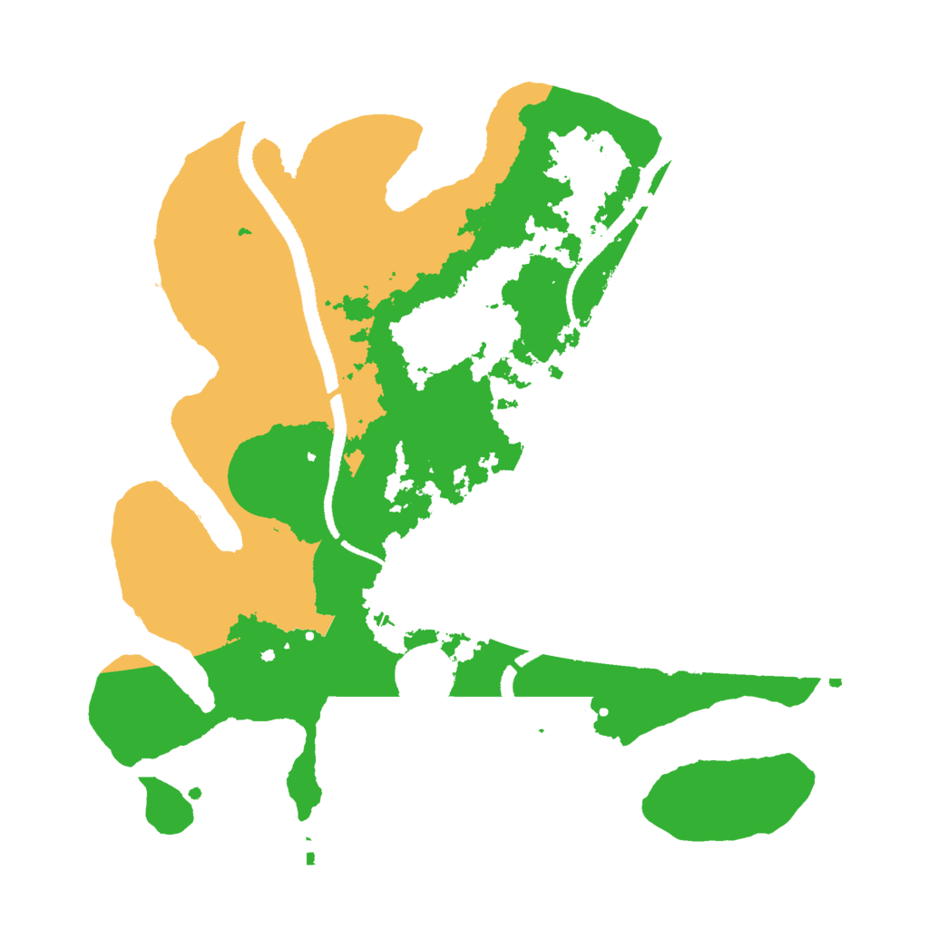 Biome Rust Map: Procedural Map, Size: 3000, Seed: 684657114