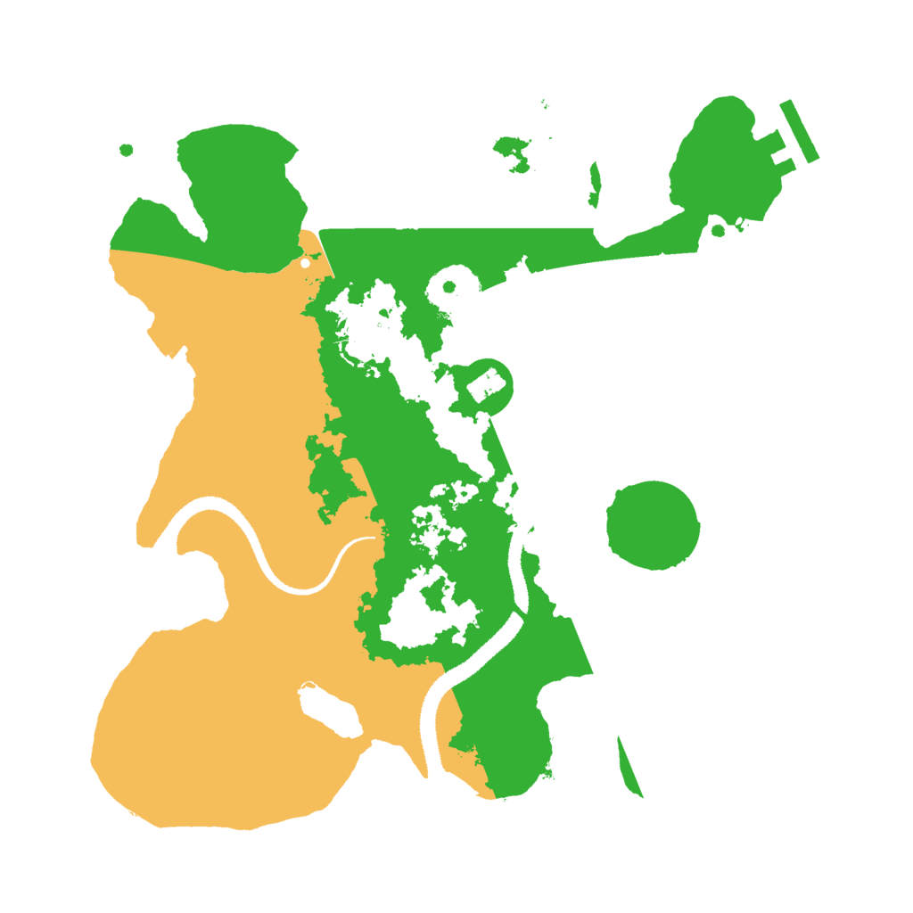 Biome Rust Map: Procedural Map, Size: 2800, Seed: 58154870