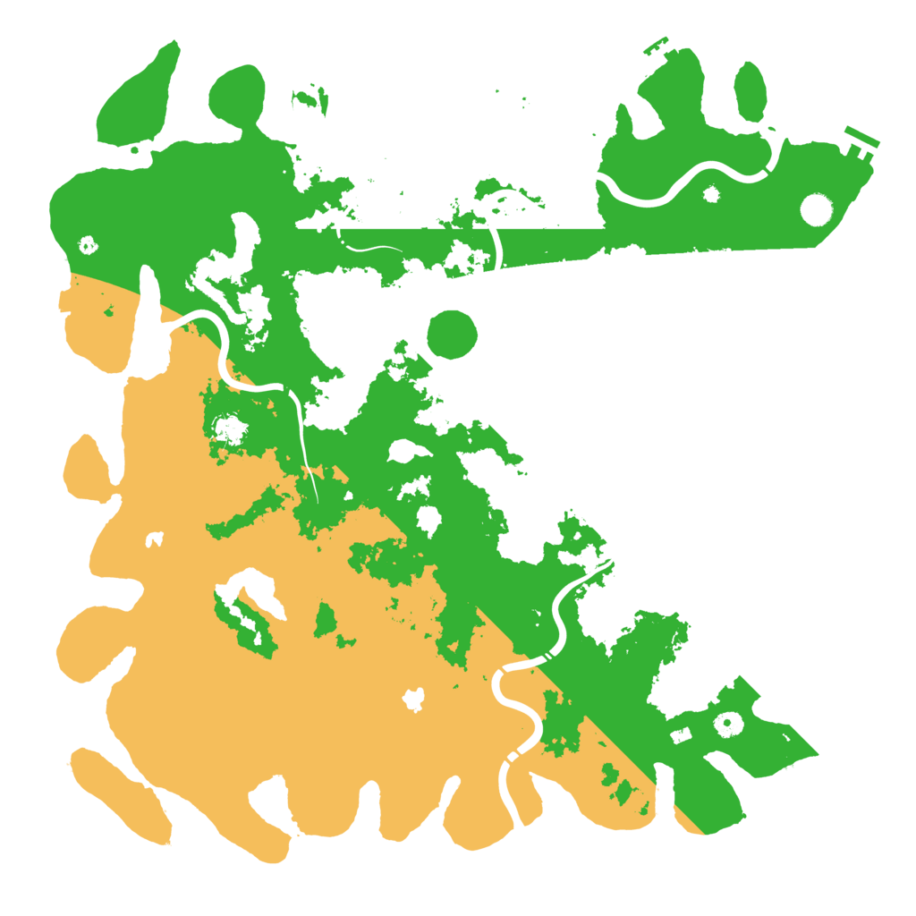 Biome Rust Map: Procedural Map, Size: 5000, Seed: 324876
