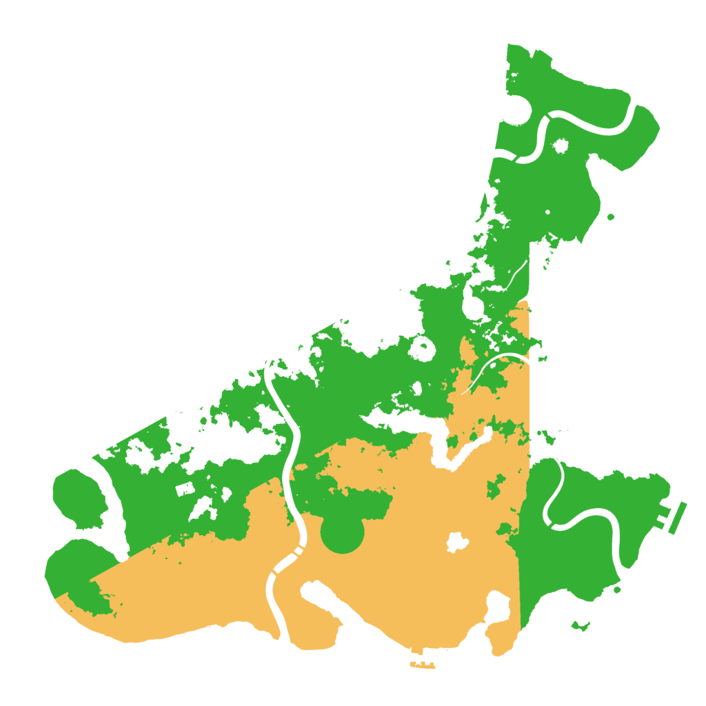 Biome Rust Map: Procedural Map, Size: 4250, Seed: 239542203