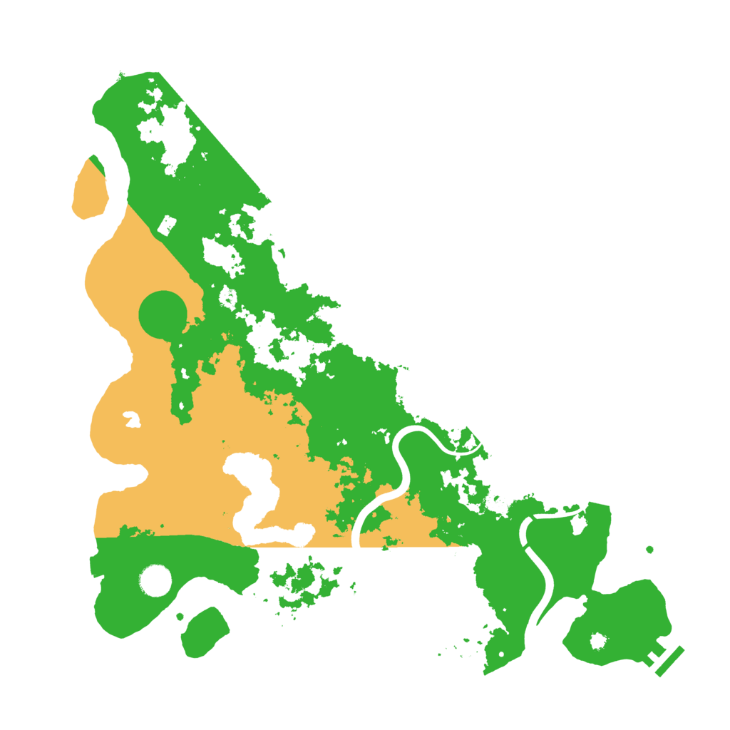 Biome Rust Map: Procedural Map, Size: 4000, Seed: 1291415761