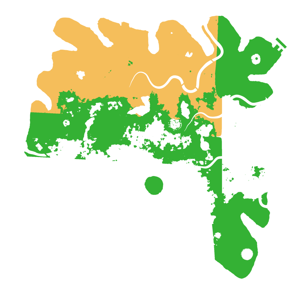 Biome Rust Map: Procedural Map, Size: 4500, Seed: 684032239